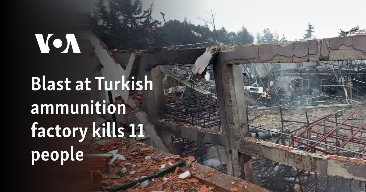 Turkey Factory Blast: Investigation into Deadly Ammunition Explosion